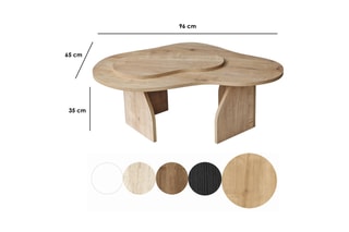 Table basse Melted  - 96 x 35 x 65 cm