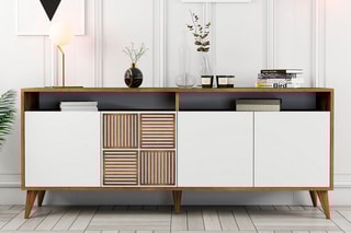 Bahut 4 portes  - 180 x 78,6 x 35 cm