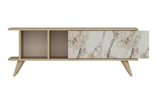 Meuble TV 1 abattant Liberty - 120 x 45 x 30 cm