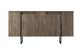 Buffet en noyer - 160 x 35 x 80 cm