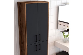 Meuble de rangement 4 portes  - 60 x 200 x 35 cm