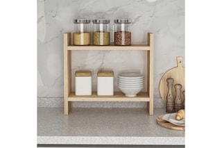 Etagère de cuisine 2 niveaux - 34 x 10 x 30 cm