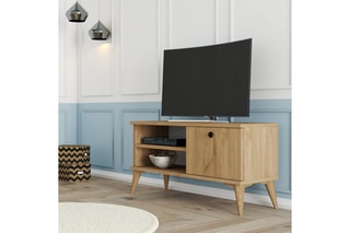 Meuble TV 1 abattant - 90 x 15 x 29,5 cm
