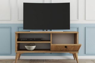Meuble TV 1 abattant - 90 x 15 x 29,5 cm