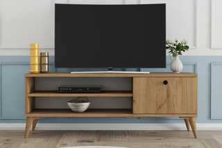 Meuble TV 1 abattant - 120 x 45 x 30 cm
