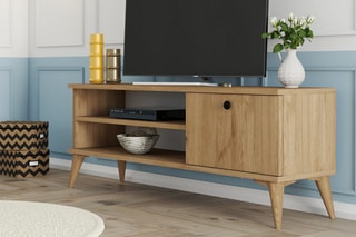 Meuble TV 1 abattant - 120 x 45 x 30 cm