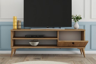 Meuble TV 1 abattant - 120 x 45 x 30 cm