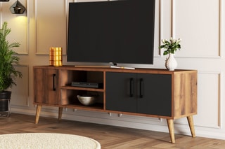 Meuble TV 3 portes - 150 x 52 x 34 cm