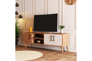Meuble TV 3 portes - 150 x 52 x 34 cm