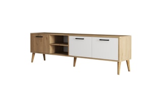 Meuble TV 3 abattants - 180 x 53 x 35 cm