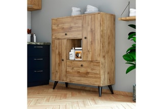 Meuble de rangement 4 portes - 105 x 120 x 35 cm