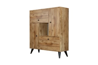 Meuble de rangement 4 portes - 105 x 120 x 35 cm
