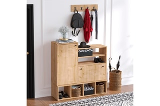 Meuble à chaussures 3 portes Wess - 100 x 35 x 120 cm