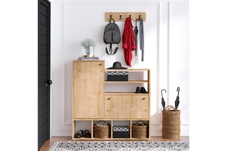 Meuble à chaussures 3 portes Wess - 100 x 35 x 120 cm