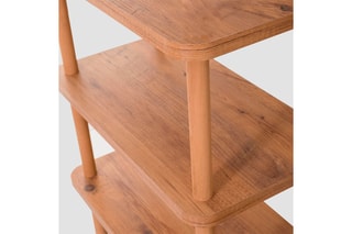 Bibliothèque en bois de charme Step - 80 x 75 x 28 cm