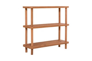Bibliothèque en bois de charme Step - 80 x 75 x 28 cm