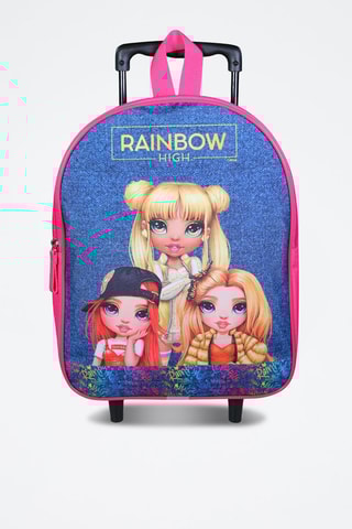 Sac à dos à roulettes Rainbow High - Rose