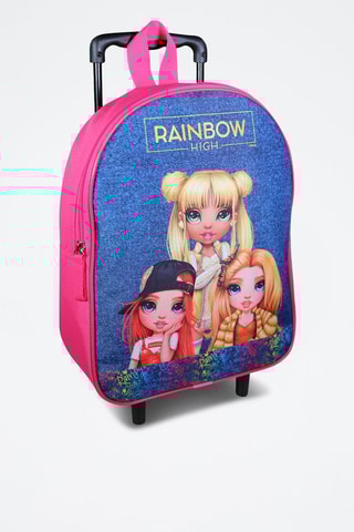 Sac à dos à roulettes Rainbow High - Rose