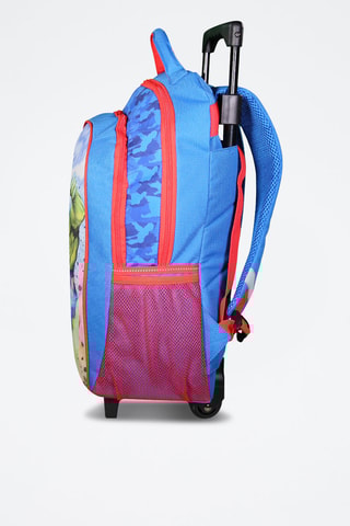 Sac à dos à roulettes Avengers Marvel - Bleu roi et rouge