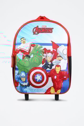 Sac à dos à roulettes Avengers Marvel - Noir et rouge