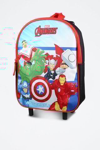 Sac à dos à roulettes Avengers Marvel - Noir et rouge