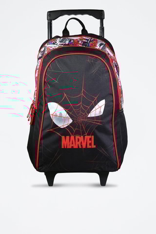 Sac à dos à roulettes Spider-Man Avengers Marvel - Noir