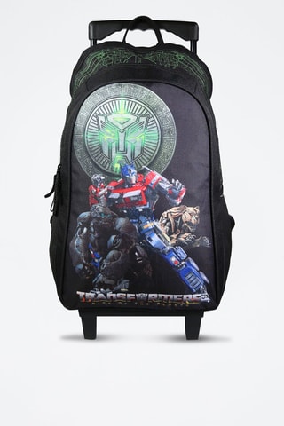 Sac à dos à roulettes Transformers - Noir