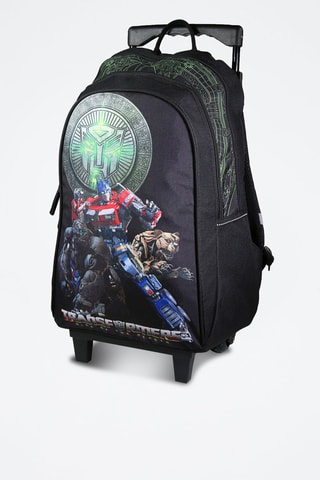 Sac à dos à roulettes Transformers - Noir