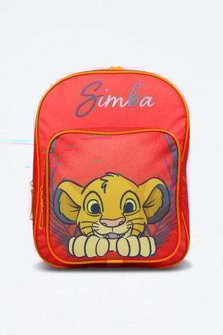 Sac à dos Simba Le Roi Lion Disney - Rouge et jaune