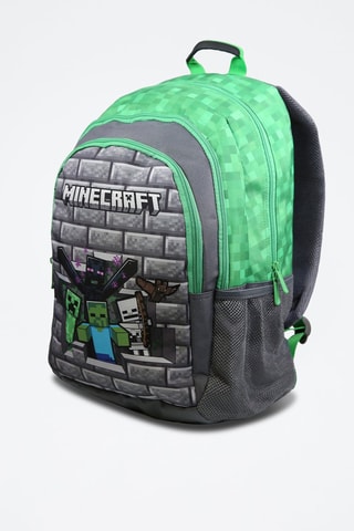 Sac à dos Minecraft - Gris et vert