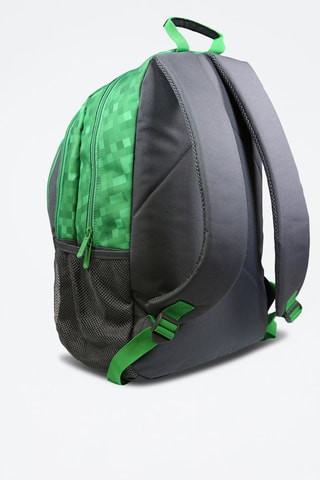 Sac à dos Minecraft - Gris et vert