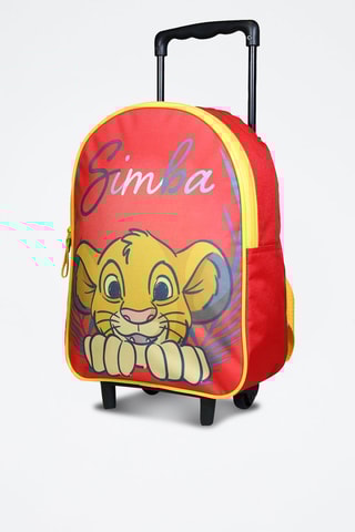 Sac à dos à roulettes Simba Le Roi Lion Disney - Rouge