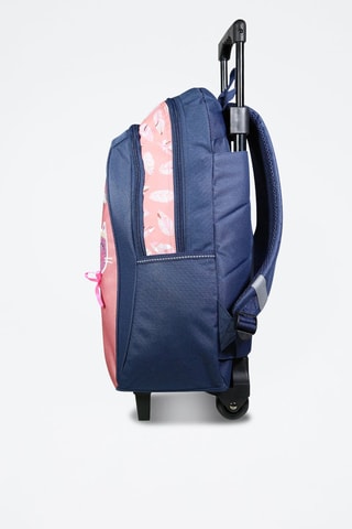 Sac à dos à roulettes Lili Lou - Rose et bleu