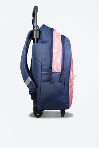 Sac à dos à roulettes Lili Lou - Rose et bleu