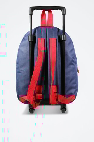Sac à dos à roulettes Cars Disney - Bleu marine et rouge