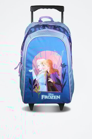 Sac à dos à roulettes La Reine des Neiges Disney - Bleu
