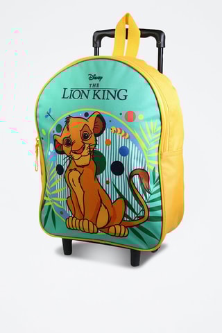 Sac à dos à roulettes Simba le Roi Lion Disney - Turquoise et jaune