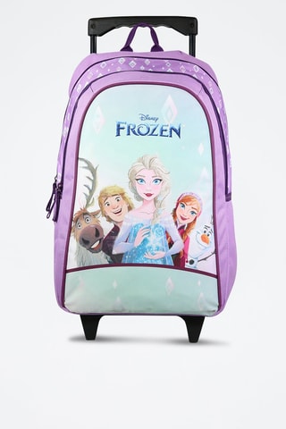Sac à dos à roulettes La Reine des Neiges Disney - Bleu marine