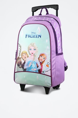 Sac à dos à roulettes La Reine des Neiges Disney - Bleu marine