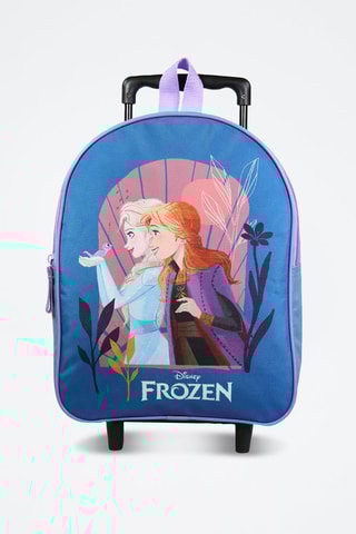 Sac à dos à roulettes Elsa et Anna La Reine des Neiges Disney - Bleu