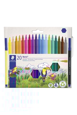 20 feutres de coloriage pointe moyenne Noris®