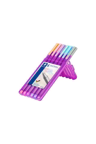 6 feutres pointe superfine Edition Pastel Triplus® fineliner 334 - 0,3 mm
