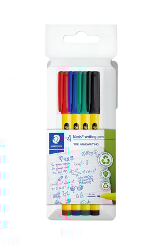4 feutres d'écriture Noris® writing pen 307 - 4 encres