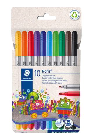 10 feutres de coloriage Noris® 320 - 10 encres