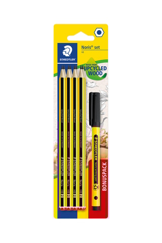 8 crayons graphite et feutre