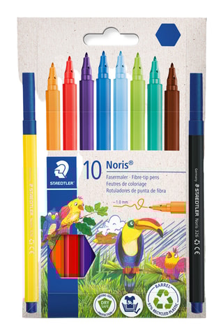 10 feutres de coloriage Noris® - 10 encres