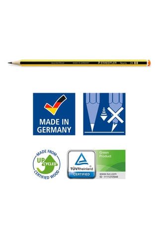 2 x 10 crayons graphite Noris® - 2HB