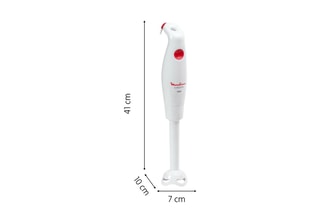 Mixeur plongeant avec lames en acier inoxydable Turbomix - 800 ml - 350 W - Blanc