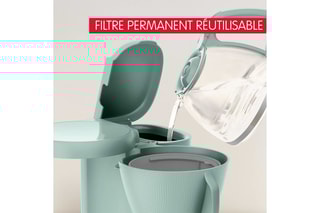 Cafetière filtre Morning - 1,25 l - 1000 W - Vert