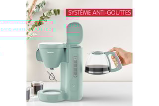 Cafetière filtre Morning - 1,25 l - 1000 W - Vert